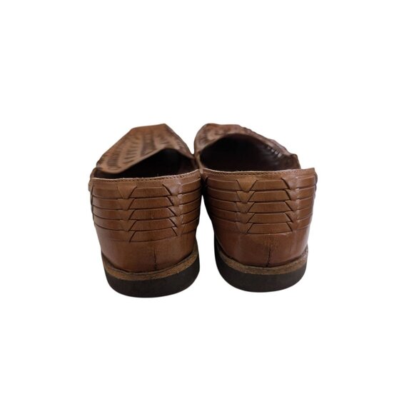 Sunsteps Hand-Woven Leather Huarache Sandals Brown Mens Size 9.5 - Picture 5 of 10